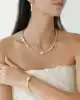 Ezme İtalyan Zincir Küpe