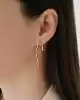 Geo Fornlu Altın Küpe