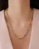 Göz Nazarlı Altın Zincir Kolye