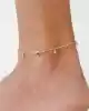 Göz Nazarlı Pul Sallantılı Altın Halhal