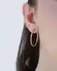 Halka Altın Küpe