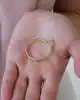 Halka Altın Küpe