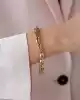 Halkalı Altın Zincir Bileklik