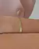 Hasır Görünümlü Altın Bileklik