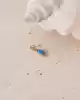 Hologram Taşlı Vintage Kolye Ucu