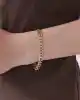Hologramlı Altın Gurmet Zincir Bileklik