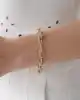 İki Renkli Dorikalı Altın Bileklik