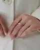 İkili Burgu Sarmal Yüzük