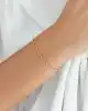 İkili Mini Dorika Toplu Altın Bileklik