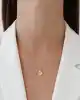 İnci Detaylı Gala Çiçeği Kolye