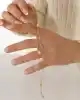 İstiridyeli İkili Zincir Bileklik