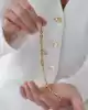 Kalp Yıldız Sallantılı Mix Zincir Bileklik