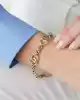 Kalpli Altın Zincir Bileklik