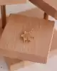 Kar Tanesi Altın Kolye Ucu