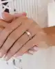 İkili Kare Form Baget Yüzük