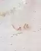 Kırmızı Çiçekli Çocuk Küpe