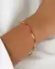 Kırmızı Mineli Altın Kemik Bileklik