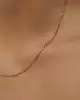 Kırmızı Mineli Altın Kolye