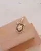 Kurt Figürlü Altın Kolye Ucu