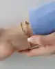 Kutup Yıldızlı Balıksırtı Zincir Bileklik