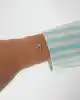 Lily Taşlı Kar Tanesi Altın Bileklik