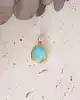 Mavi Firuze Taşlı Kolye Ucu
