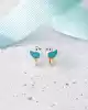 Mavi Kuş Altın Çocuk Küpe
