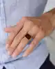 Mineli Altın Erkek Yüzük