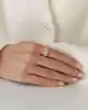 Mineli Altın Eterna Yüzük