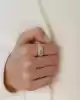 Mineli Altın Eterna Yüzük