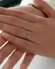 Mini Firuze Taşlı Altın Yüzük