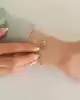 Mini Halkalı Altın Zincir Bileklik