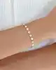 Mini Kareli Altın Bileklik