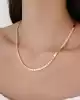 Mini Kareli Altın Kolye