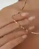 Mini Küp Altın Zincir Kolye