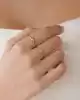 Mini Markiz Altın Yüzük