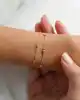 Mini Taşlı Altın Bileklik