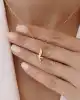 Mini Taşlı Altın Kuş Kolye