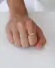 Mini Taşlı Altın Yüzük