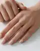 Mini Taşlı Altın Yüzük