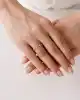 Mini Taşlı Altın Yüzük