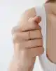 Mini Taşlı Altın Yüzük