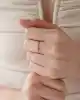 Mini Taşlı Altın Yüzük