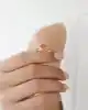 Mini Taşlı Yaprak Yüzük