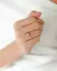 Mini Tektaş Altın Yüzük