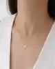 Mini Yıldızlı Altın Halka Kolye