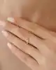 Mix Baget Taşlı Altın Kolye