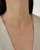 Mix Baget Taşlı Altın Kolye