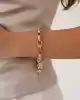 Mix Oval Ataç Zincir Bileklik