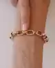 Mix Oval Ataç Zincir Bileklik